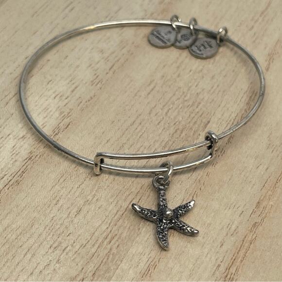 Alex and Ani Starfish Bangle Charm Bracelet - Picture 1 of 4